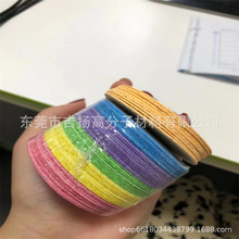 彩色天然压缩木浆棉圆片 圆形海绵棉片 洁肤清洁压缩木浆棉片批发