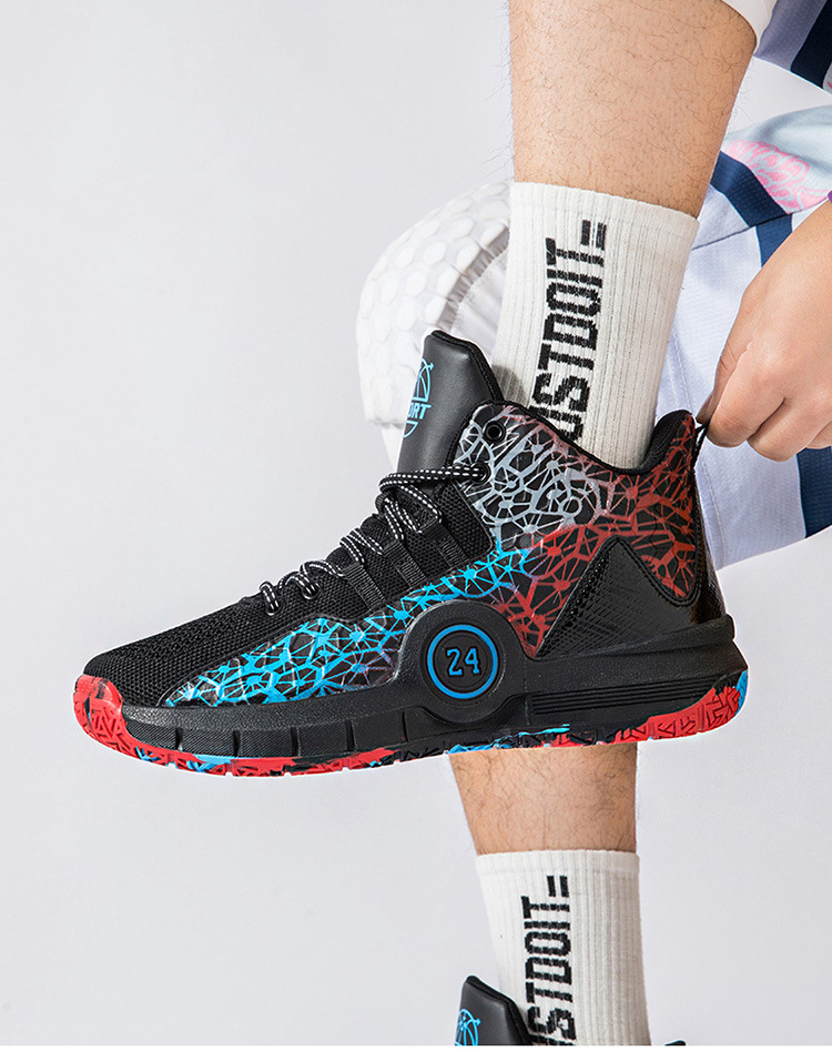 Designer's Fashionable High Top Basketball Shoes Are Non Slip, Wear-resistant, Lightweight, and Breathable for Men and Young Players_voghion.com