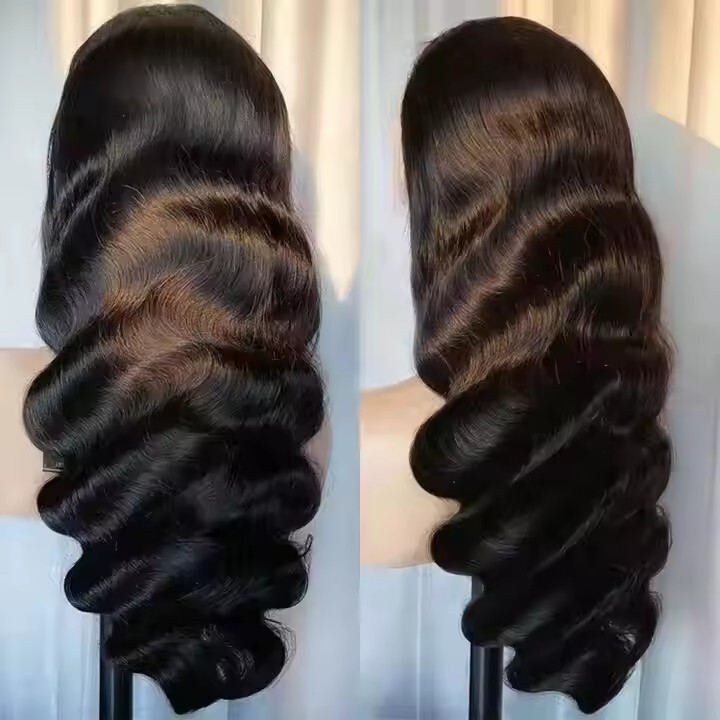 12A Raw Human Hair Body Wave Lace Closure Wigs Front Lace Headgear