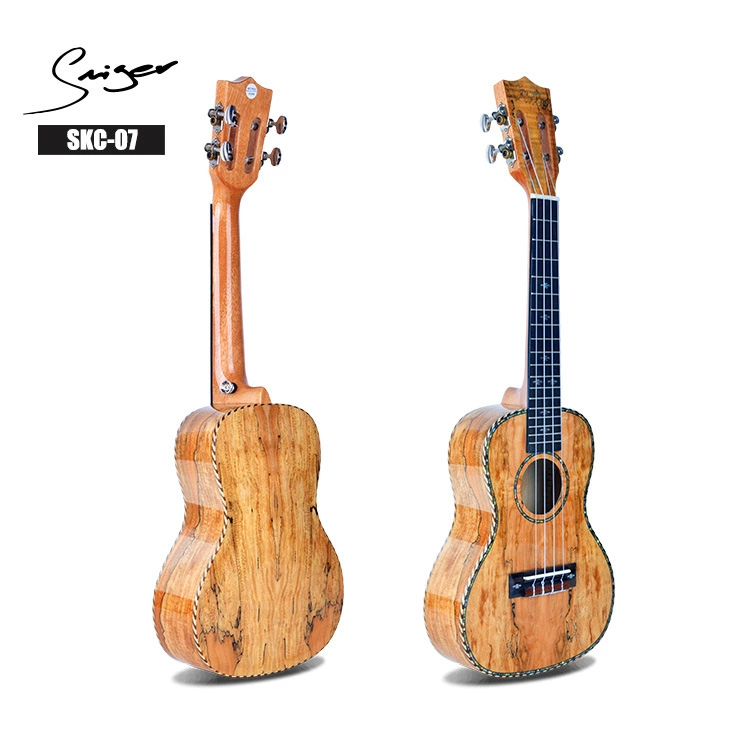 Укулеле 23 дюйма 26 дюймов Ukri Small Guitar Barrel Full Wooden Wooden Polished Guitar