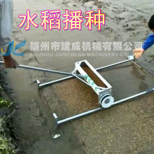 手推式播种水稻育苗播种机育秧覆土机播种机机插盘流水线育秧水稻
