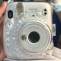 Защитный чехол Polaroid mini11 со шнурком mini12, прозрачный защитный чехол для камеры Fuji, силиконовый чехол с защитой от царапин