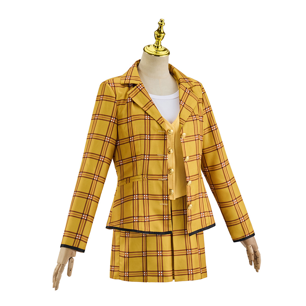 Clueless Cher Horowitz Cosplay Costume Women Uniform Halloween