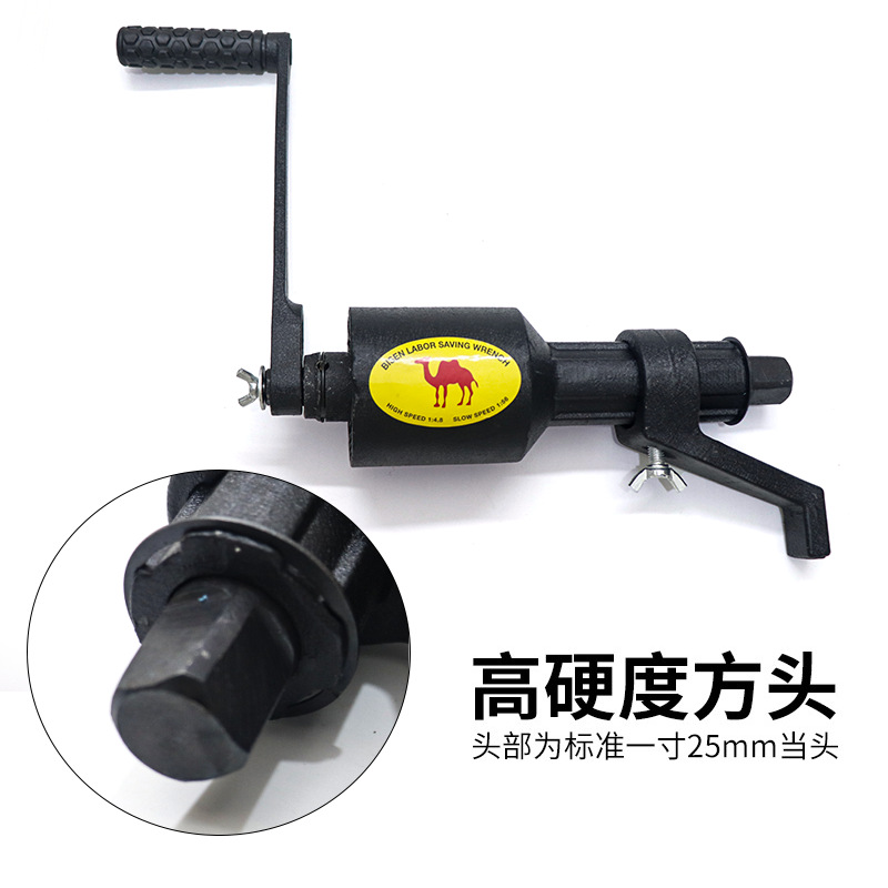 llave de ajuste de velocidad de ahorro de trabajo desmontaje de neumáticos refuerzo de desmontaje de gran camión de velocidad variable tornillo de manga de herramienta de mantenimiento de neumáticos image 5