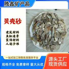 厂家批发贝壳砂水族过滤铺面鱼缸造景饲料添加生态涂料用贝壳砂