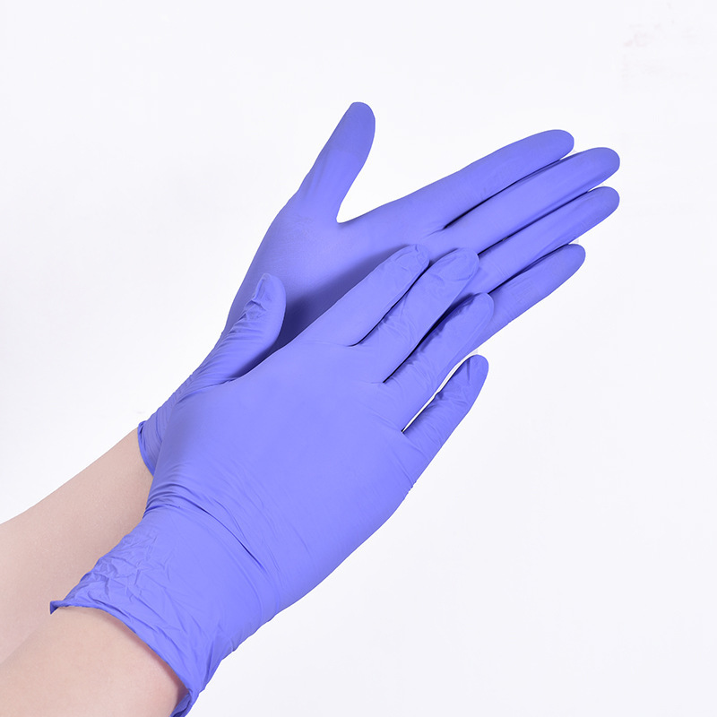 Guantes de nitrilo compuestos rosas negros desechables, fábrica de nitrilo, guantes de nitrilo protectores al por mayor, guantes de protección laboral