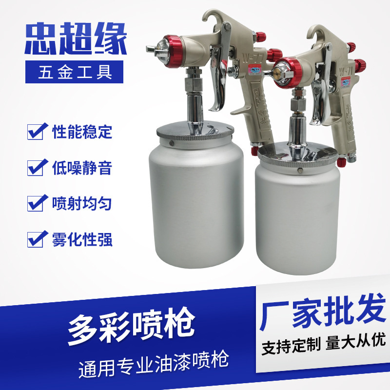 现货家具面漆喷漆枪油漆喷枪 汽车高雾化喷漆枪 气动喷枪