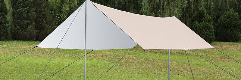 Outdoor canopy tent, thickened sunshade, waterproof, sun-proof, UV-resistant, portable camping butterfly canopy