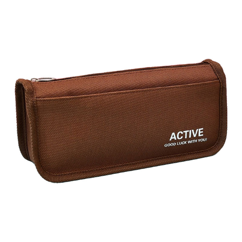 Bolsas de bolígrafo de estudiantes de primaria de alto valor nominal simple caja de papelería de gran capacidad caja de lápiz antisucio bolsas de papelería para niños