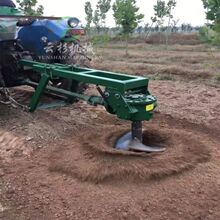 打孔机植树挖坑机挖树洞机电线杆种树挖坑机四轮车植树打眼机