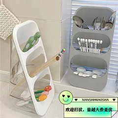 家庭用多機能箸籠箸筒水切り斜め挿し式箸筒キッチンスプーン箸筒収納棚