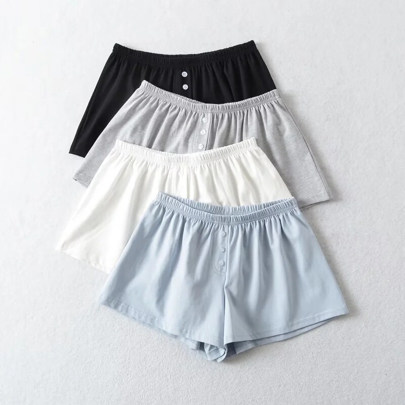 High Waist Slimming Sports Shorts Girls Summer Outer Wear All-match Loose Casual Loose Loose Waist Wide-leg Pants
