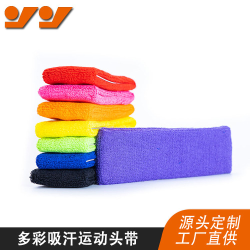 Anti-sweat band knitted sports headband sweat-absorbent band women's fitness basketball running yoga multi-color anti-sweat headband