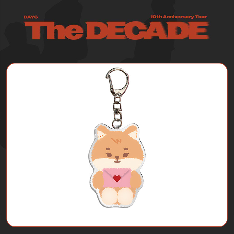 DAY6 《THE DECADE》快闪亚克力钥匙扣 挂机配饰周边|undefined