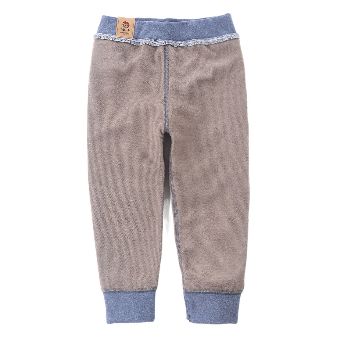 Polainas para niños y niñas de invierno engrosada de terciopelo de doble capa Long Johns Otoño e Invierno medio y grande niños pantalones calientes al por mayor