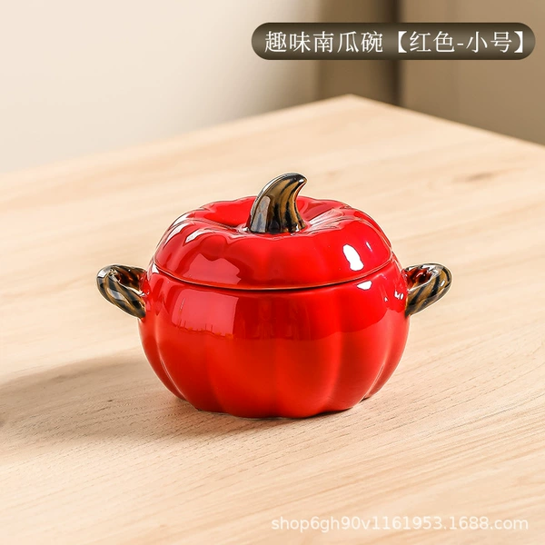 Small red pumpkin (not open flame)