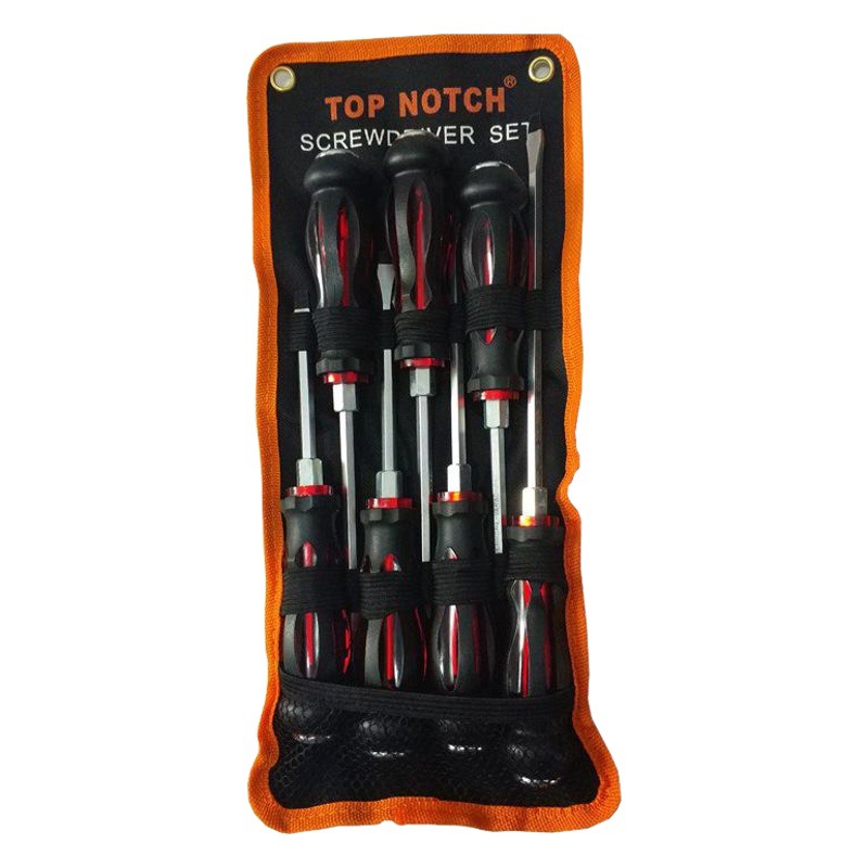 Juego de destornilladores de 7 piezas al por mayor, destornilladores manuales de cabeza plana y Phillips para orificios pasantes, destornilladores para reparación de automóviles y hogar
