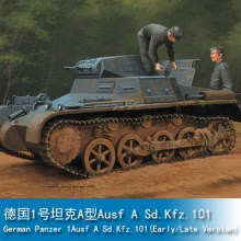 小号手HOBBY BOSS 1/35德国1号坦克A型AusfASd.Kfz.101模型 80145