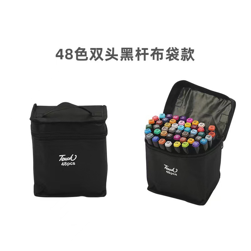 Juego de rotuladores de doble punta táctiles para comercio exterior, bolígrafo de acuarela, venta al por mayor, pintura artística, rotulador brasileño aceitoso con alcohol