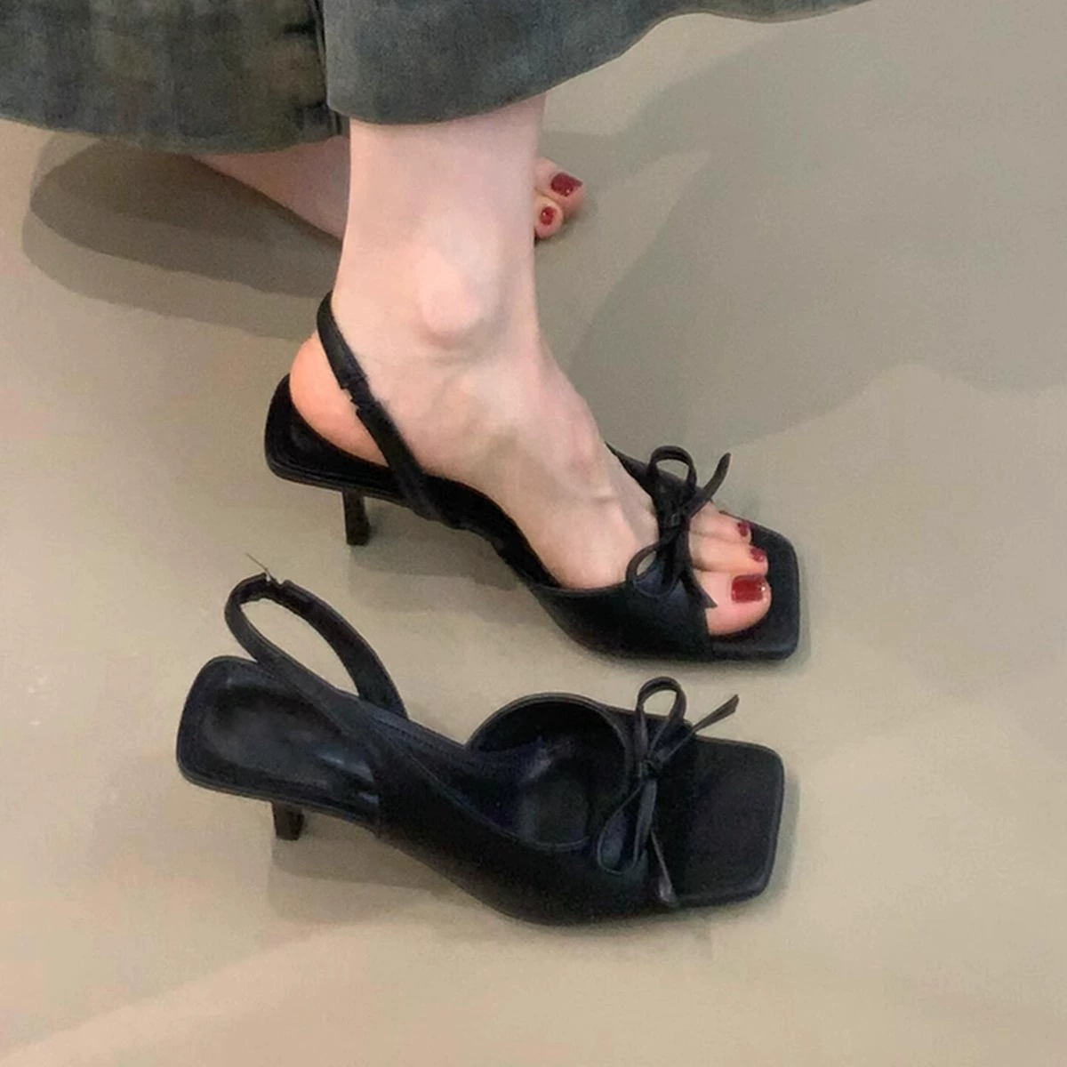 Версия из овчины ~ Новый лук после туфли на высоких каблуках