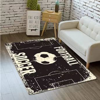 Fútbol Sala rugby juego de franela esponja alfombra sala de estar resistente a las manchas engrosada educación temprana estera de deportes