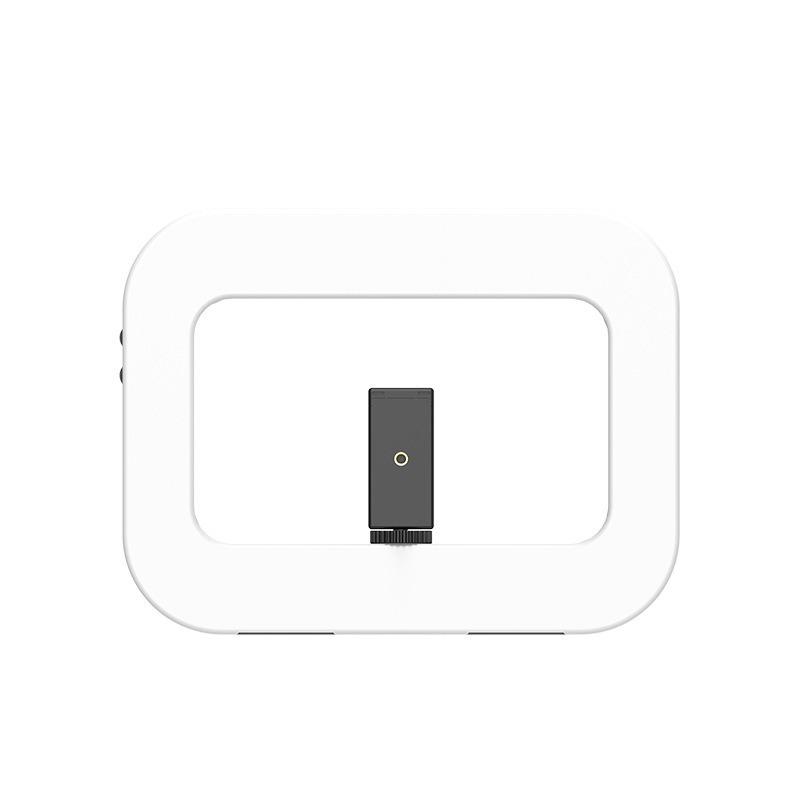 Luz de iluminación de temperatura de dos colores Bluetooth de mano, disparo en forma de anillo horizontal y vertical, luz de belleza en vivo, luz de relleno en forma de anillo de mano