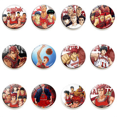 Japanese slam dunk master peripheral refrigerator sticker time gem magnetic glass home whiteboard sticker decoration 25mm