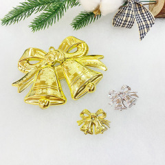 クリスマスの鈴の装飾品クリスマスツリーの蝶の双連鐘の細い花の双連鐘の平面の鈴の部品の多規格