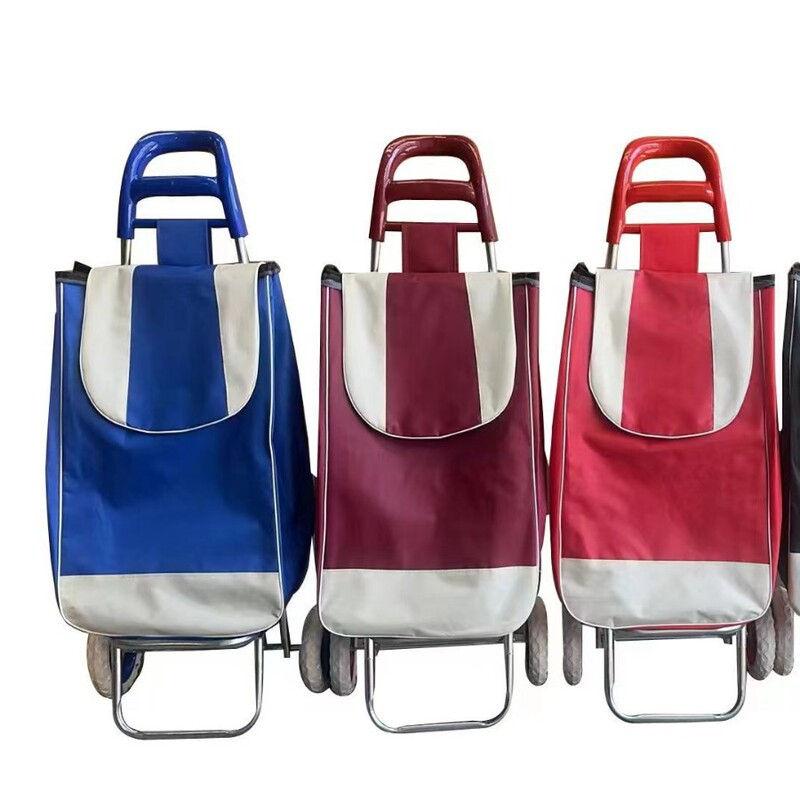 Convenient Grocery Shopping Cart, Foldable Luggage Cart for Home Use, Small Trolley for Elderly People to Climb Stairs and Travel Convenient Grocery Shopping Cart, Foldable Luggage Cart for Home Use, Small Trolley for Elderly People to Climb Stairs and Travel