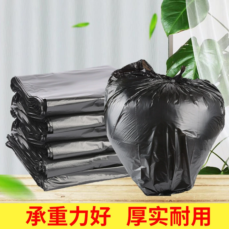 Big black garbage bag for commercial use