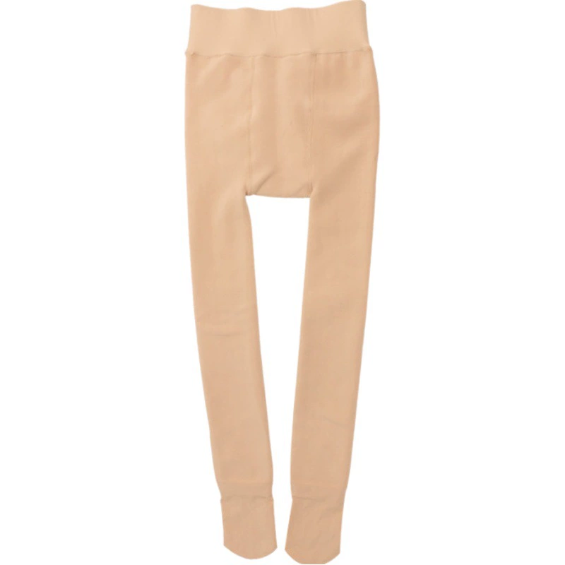 Детские леггинсы телесного цвета, супер толстый бархат, 500 г, теплые брюки телесного цвета для девочек, очень толстые артефакт на флисовой подкладке, толстые легкие штанины