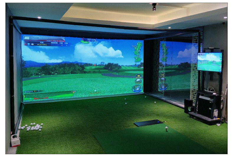 Màn chơi golf mô phỏng trong nhà PGM vải nylon chịu lực — Màn chơi gôn một lớp MNQ003 (giá vuông/㎡), MNQ010 [Nâng cấp rèm giảm âm] Rèm chơi gôn hai lớp (giá vuông/㎡) chi tiết 8