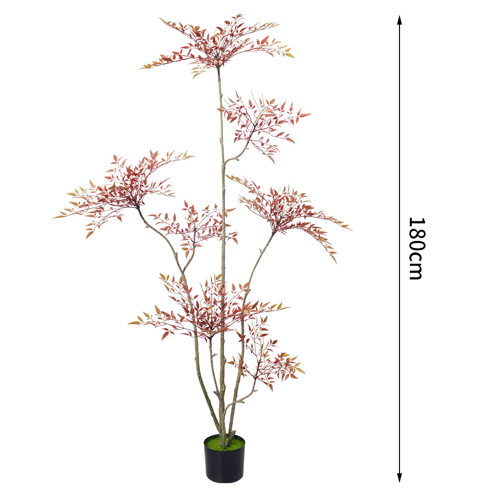 Bambú Nantian tipo C rojo-180cm