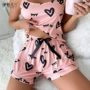 印花夏季跨境欧美家居服