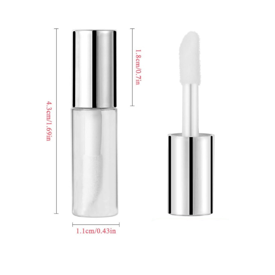 45件装迷你小样分装瓶小圆管眼线油瓶DIY分装吹瓶1.2ml唇膏包装瓶