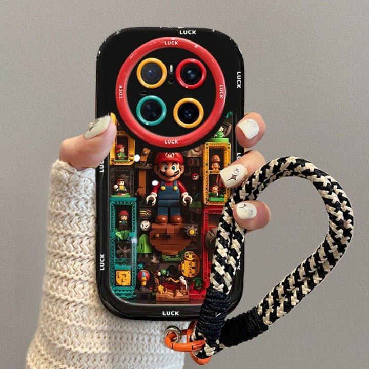Suitable for Huawei Mate80Promax Mobile Phone Case All-Inclusive Anti-Fall Huaweimate80 Cartoon Lego Mario Suitable for Huawei Mate80Promax Mobile Phone Case All-Inclusive Anti-Fall Huaweimate80 Cartoon Lego Mario