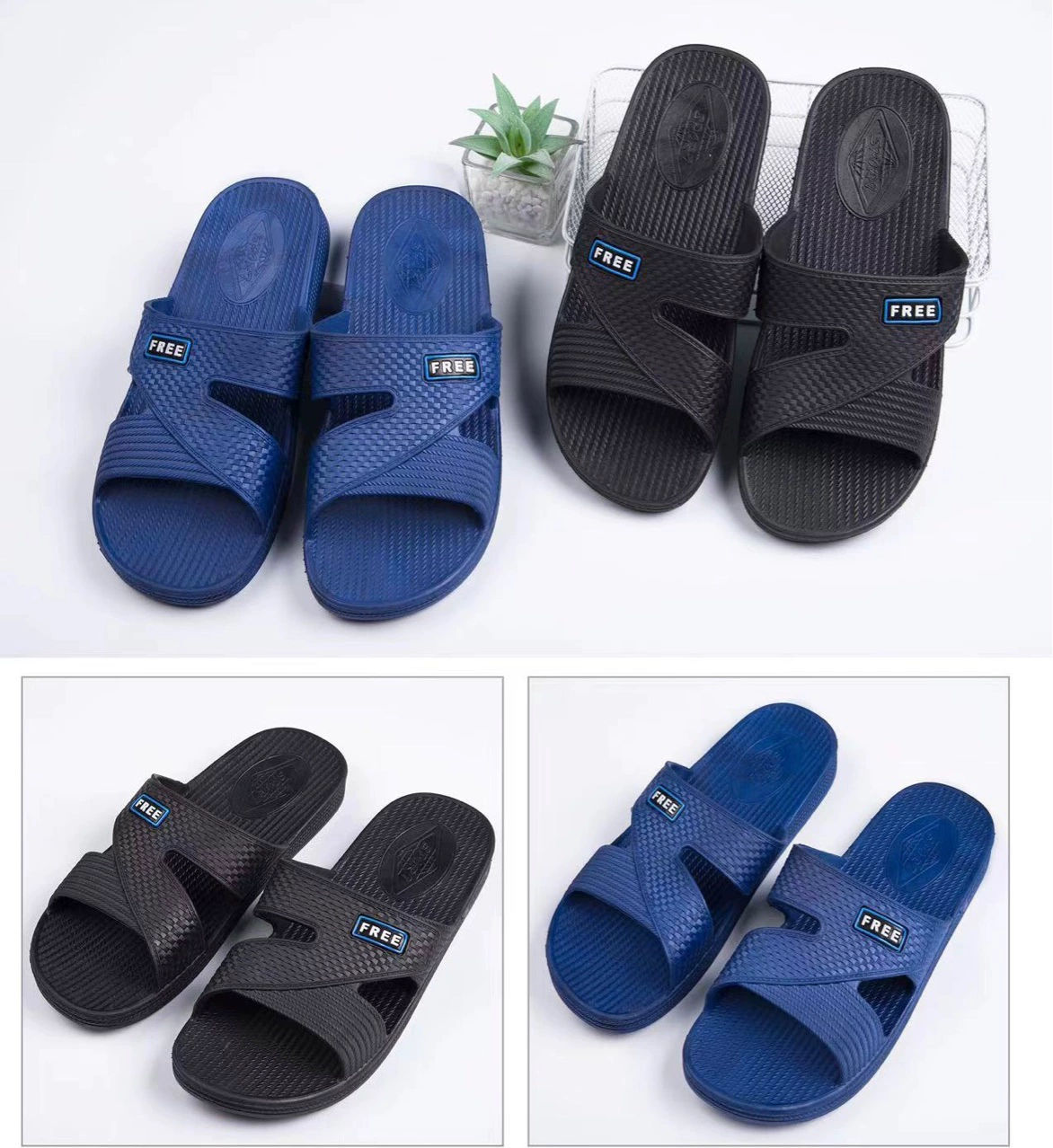 2023 летние новые мужские тапочки, Нескользящие мужские сандалии и тапочки для гостиничной домашней ванной комнаты, удобные дышащие мужские сандалии и тапочки
