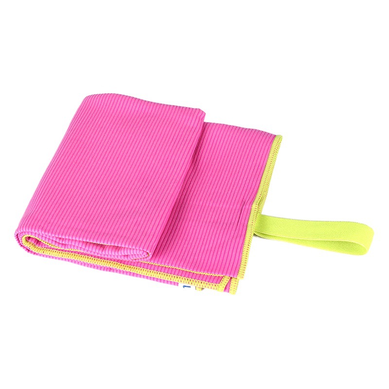 Toalla de microfibra Amazon 10A/7A, antibacteriana, de secado rápido, con rayas estéreo, para natación, vacaciones en la playa.