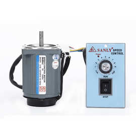 永力2IK微型单相电容电机感应式定速/调速马达6W配GN减速箱调速器