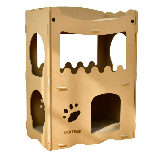 Deku Cat House Cat House Cat Scratching Board Large Corrugated Paper Cat Climbing Frame Cat Villa Cat Claw House Cat