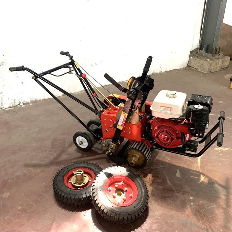 Máquina de trasplante de césped tipo empuje manual con alta eficiencia de corte ordenado