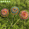 Retro big double-layer windmill toy, plastic decorations, new collection