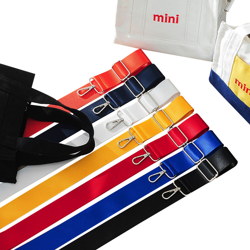 Contraste de color mini letra ins lienzo bolso de hombro bolso de mano bolsa de almacenamiento fresco todo partido 2021 bolso de lona de moda