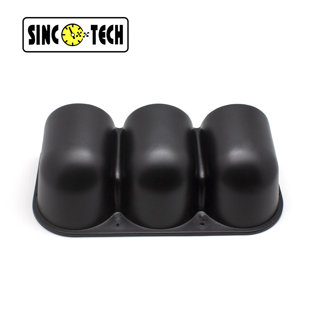 Car Instrument Modification Universal Single Hole Double Hole Three Hole Instrument Frame 52mm Triple Instrument Holder Instrument Cover