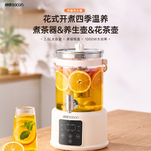 Sacon Faucet Health Pot Stewing All-In-One Tea Kettle Water Kettle Household Multi-Functional Large-Capacity Flower Tea Bucket