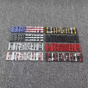 Suitable for Tesla Model 3/Y/S/X Rear Tail Logo Metal Car Logo Plaid Modified 3D Sports Version Stereo Logo