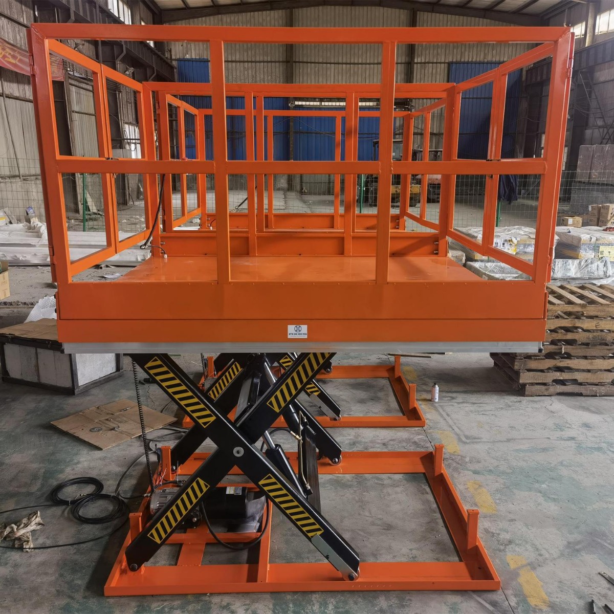 货物提升机 固定剪叉升降机 液压升降平台 大吨位升降货梯