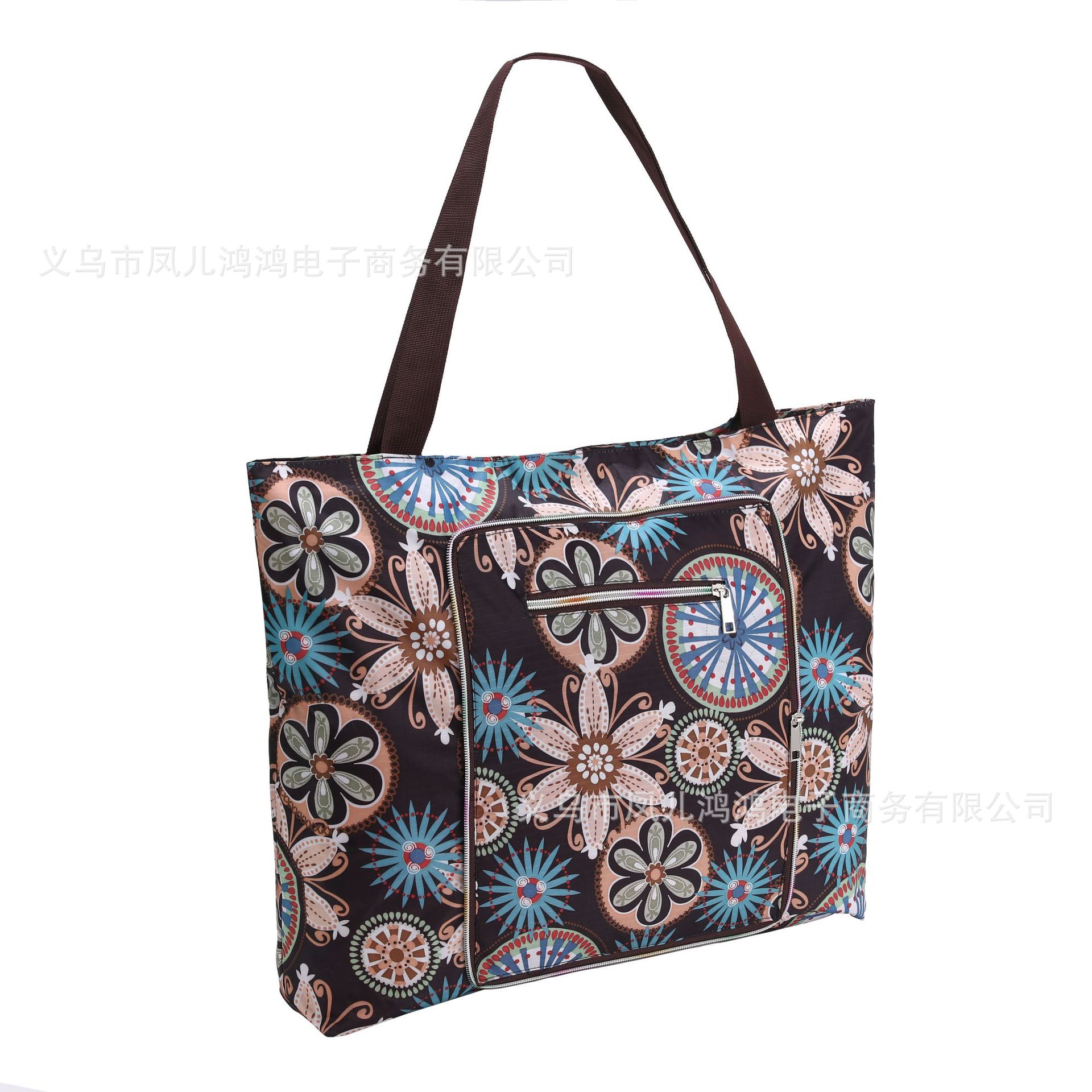 Venta caliente transfronteriza Bolsos de mujer europeos Bolsos de playa populares Bolsos plegables multifuncionales Bolsos de playa de viaje