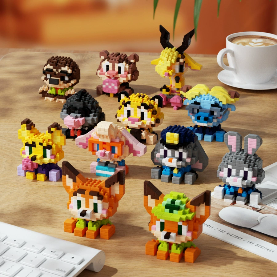 Cartoon doll, constructor, table minifigure