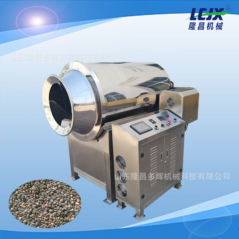 电磁滚筒五谷杂粮炒锅  苏子滚筒式炒锅 荞麦滚筒炒锅 瓜子炒货机